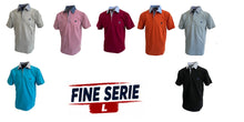 Carica l'immagine nel visualizzatore di Gallery, Polo Piquet Uomo TAGLIA L in Vari Colori Fine Serie