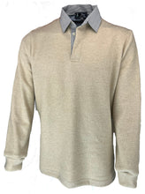 Carica l'immagine nel visualizzatore di Gallery, POLO UOMO COSTA Beige Collo Rigatino