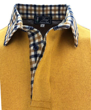 Carica l'immagine nel visualizzatore di Gallery, POLO UOMO COSTA SENAPE Collo Quadretti