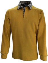 Carica l'immagine nel visualizzatore di Gallery, POLO UOMO COSTA SENAPE Collo Quadretti