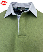 Carica l'immagine nel visualizzatore di Gallery, POLO UOMO COSTA Salvia Collo Quadretti