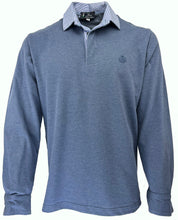 Carica l'immagine nel visualizzatore di Gallery, POLO Uomo Piquet Avio Melange Collo Rigato