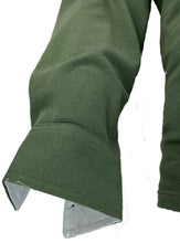 Carica l'immagine nel visualizzatore di Gallery, POLO Uomo Piquet Manica Lunga Verde Salvia Collo Oxford