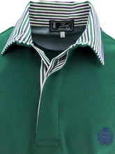 Carica l&#39;immagine nel visualizzatore di Gallery, POLO Piquet collo Camicia  Uomo Verde Smeraldo
