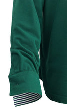 Carica l&#39;immagine nel visualizzatore di Gallery, POLO Piquet collo Camicia  Uomo Verde Smeraldo
