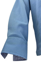 Carica l'immagine nel visualizzatore di Gallery, Maglia Polo Piquet Azzurro collo Camicia In Tinta