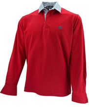 Carica l'immagine nel visualizzatore di Gallery, Polo Piquet Rosso collo Camicia Fantasia