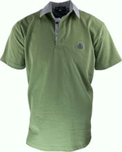 Carica l'immagine nel visualizzatore di Gallery, Polo Piquet Uomo Salvia Collo Rigato