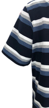 Carica l'immagine nel visualizzatore di Gallery, POLOJersey Cotone Rigato Avio Blu