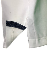Carica l'immagine nel visualizzatore di Gallery, POLO Piquet Uomo Bianca Collo Fantasia fiori