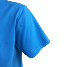 Carica l'immagine nel visualizzatore di Gallery, POLO Piquet Turchese collo a righe bianche e blu