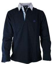 Carica l'immagine nel visualizzatore di Gallery, POLO UOMO Piquet Blu Navy Millerighe