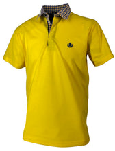 Carica l'immagine nel visualizzatore di Gallery, Polo Piquet Uomo Giallo Collo Quadretti