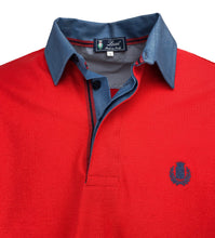 Carica l'immagine nel visualizzatore di Gallery, POLO Piquet Camicia Uomo Rossa Jeans