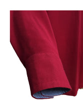 Carica l'immagine nel visualizzatore di Gallery, POLO Piquet Rossa collo a righe bianche e blu