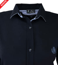 Carica l'immagine nel visualizzatore di Gallery, CAMICIA Donna Manica Lunga Piquet BLU Navy
