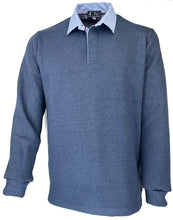 Carica l'immagine nel visualizzatore di Gallery, POLO UOMO COSTA Avio Scuro Collo Quadretti Azzurro
