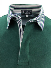 Carica l&#39;immagine nel visualizzatore di Gallery, POLO UOMO COSTA Verde Collo Rigato
