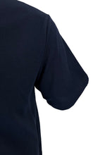 Carica l'immagine nel visualizzatore di Gallery, Piquet  Uomo  Manica Corta Blu Navy Collo Puntino Bianco Blu
