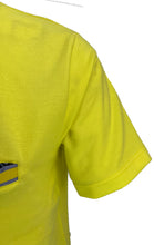 Carica l'immagine nel visualizzatore di Gallery, Piquet  Uomo  Manica Corta Giallo Limone collo Oxford Jeans
