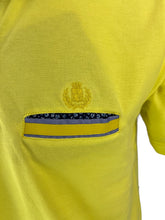 Carica l'immagine nel visualizzatore di Gallery, Piquet  Uomo  Manica Corta Giallo Limone collo Oxford Jeans
