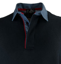 Carica l'immagine nel visualizzatore di Gallery, POLO  UOMO COSTA Blu Navy Collo Jeans
