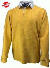 Carica l&#39;immagine nel visualizzatore di Gallery, POLO  IN COSTA Senape Righe Multicolore
