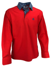 Carica l&#39;immagine nel visualizzatore di Gallery, POLO Piquet Camicia  Uomo Rossa Jeans
